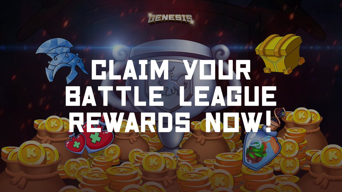 KryptomonTeam's tweet photo. It's time to bring home the glory, the Battle League Season 2 rewards are here! ⚡

Health points, elemental recharges, battle potions and other eggciting prizes await you based on your final placement in the ladder. All $KMON rewards will be airdropped to the respective players in the coming days. 💪✨

https://t.co/CtfDR9IUe6