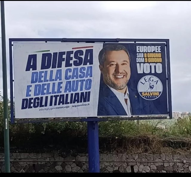 Stanotte dei ladri sono entrati a casa di Salvini, quello che vuole difendere le case degli italiani…