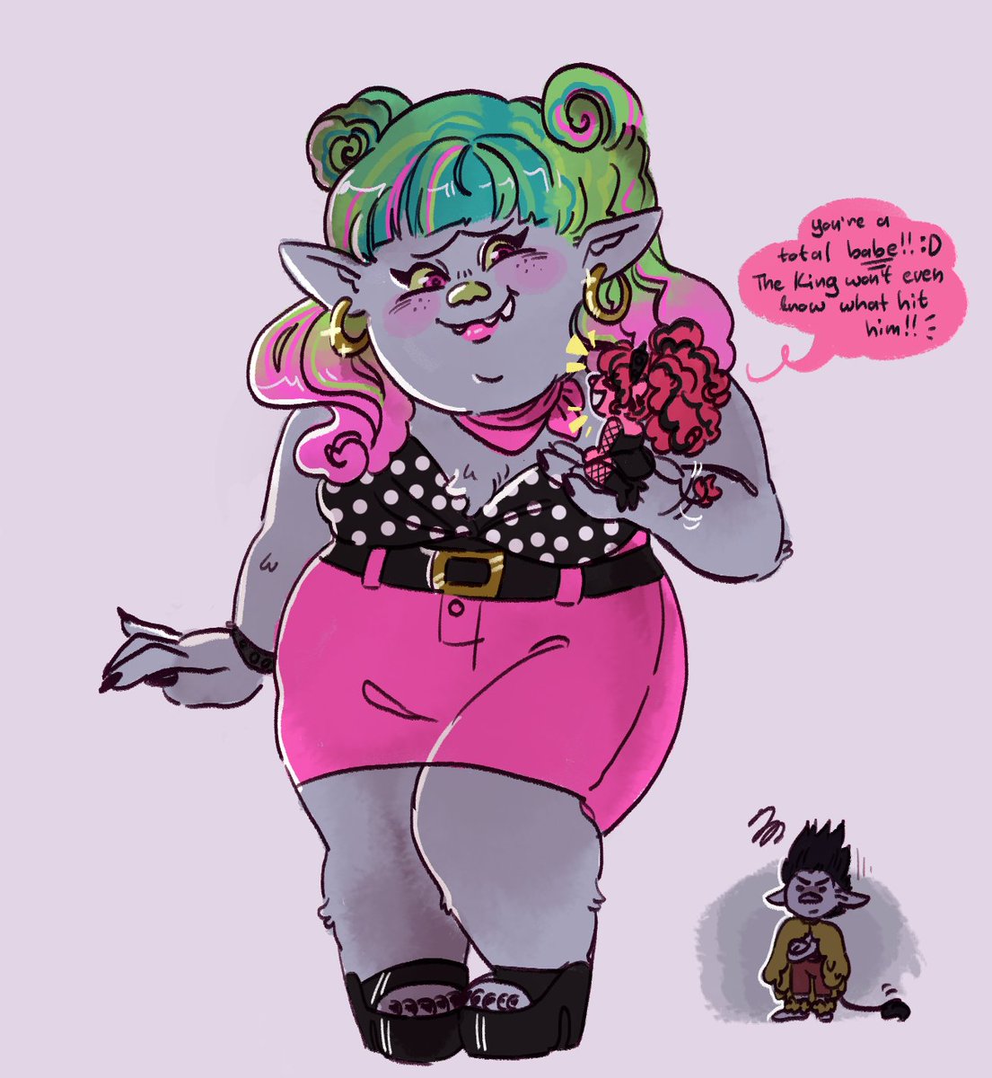 What if... Rockabilly Bridget to match with Rocker Poppy.