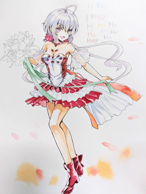 一回ここまで描いて没にして書き直していたりするのなんでだろう……(記憶が) 