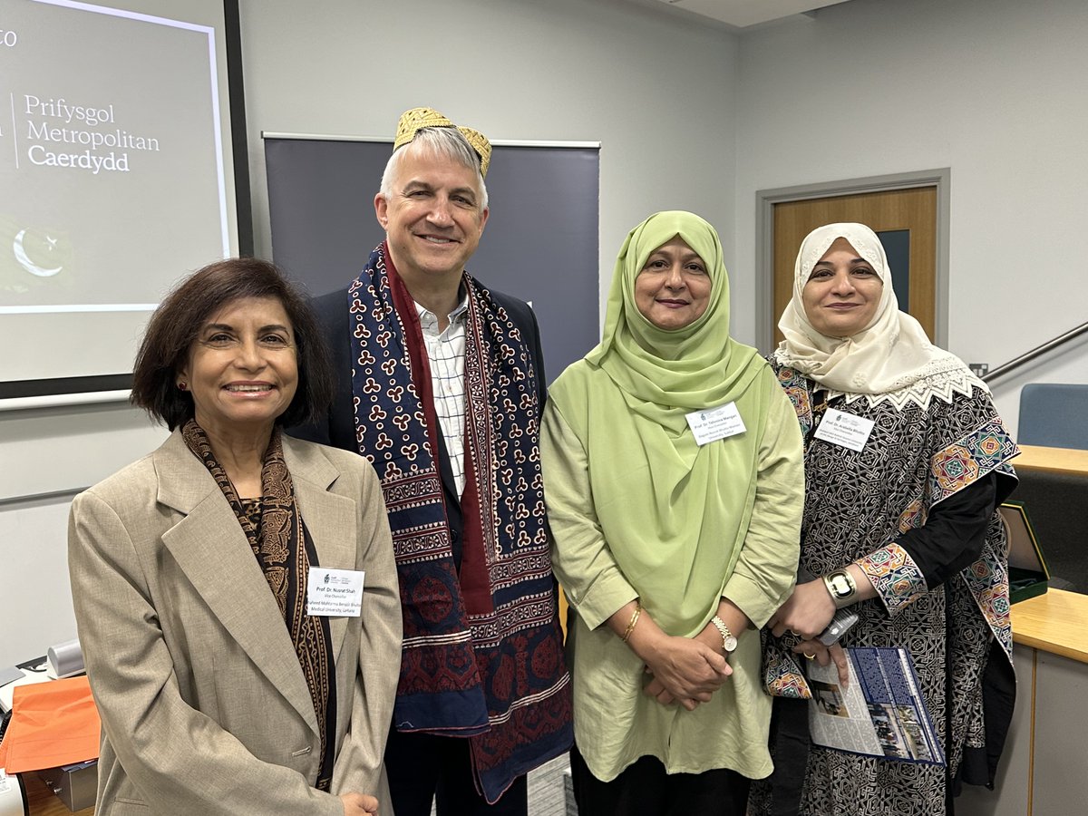 We're honoured to have welcomed 18 VCs from Pakistan to Cardiff Met today as part of the Pak-UK gateway initiative. The visit will boost our engagement with our colleagues in Pakistan, and explore our shared aim of increasing HE enrolment as part of @HECPKofficial's Vision 2025.