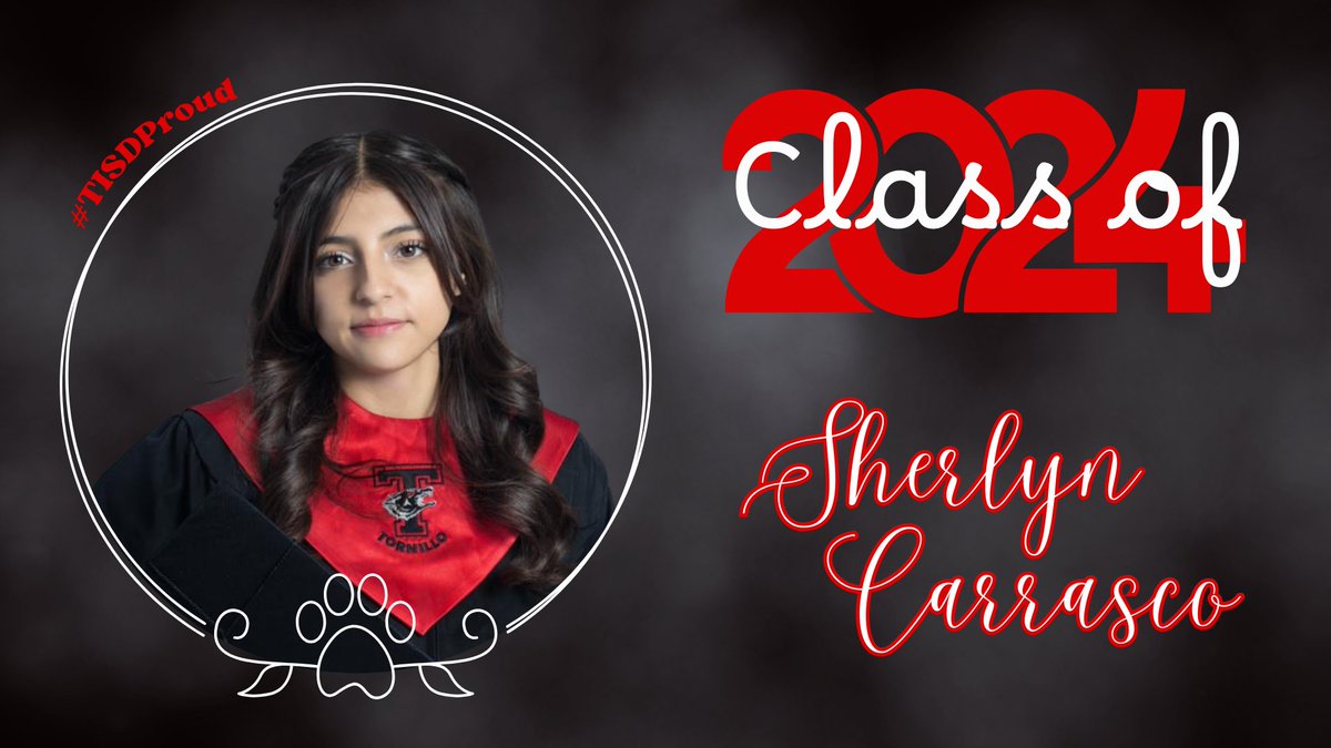 📢Senior Spotlight 📢
Congratulations Miss Sherlyn Carrasco! 🎓🐾 #TISDProud