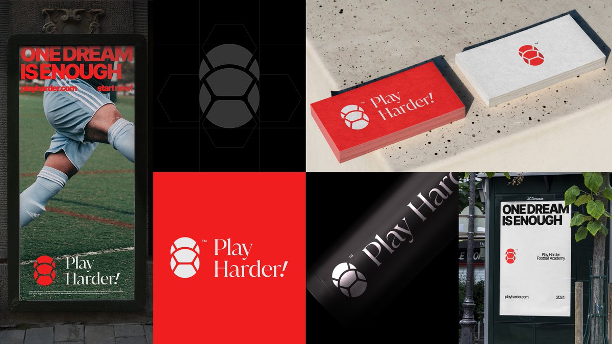 aledzn's tweet photo. PlayHarder Logo &amp; Visual identity

support is greatly appreciated! https://t.co/jRSwSg7Boj