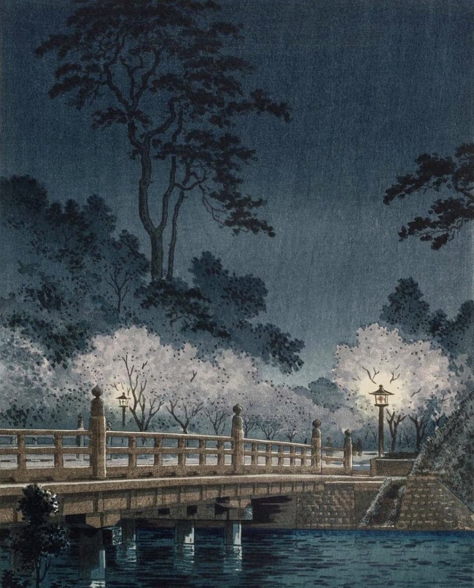 Benkei Bridge by Tsuchiya Kōitsu (1870-1949)