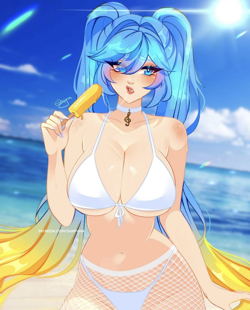 She's pissed !
Someone gave her this popsicle telling her it was lemon-flavored, but turns out it's piss !