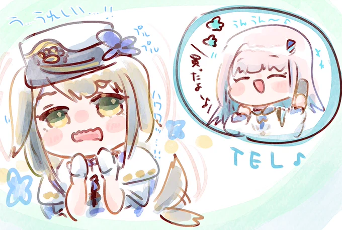 やり取り全てが可愛い🚓🐾👑 #ヘルエスタ国営放送
#栞葉書 #ヘル絵スタ 