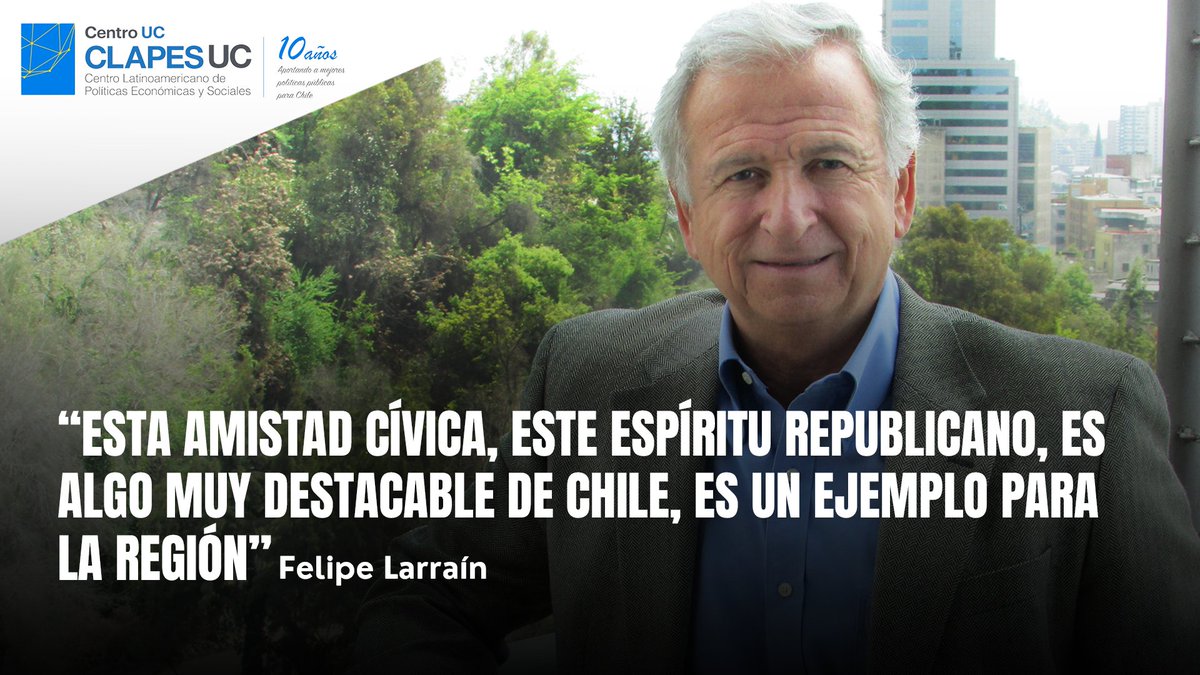 [ENTREVISTA @AgriculturaFM] Nuestro director @felipelarrain se refirió al lanzamiento del libro '#Chile2050: Un país. Cuatro presidentes', destacando la amistad cívica que se logró, comparándola con los diversos problemas en la región. Revísala aquí👇 n9.cl/8t5mi
