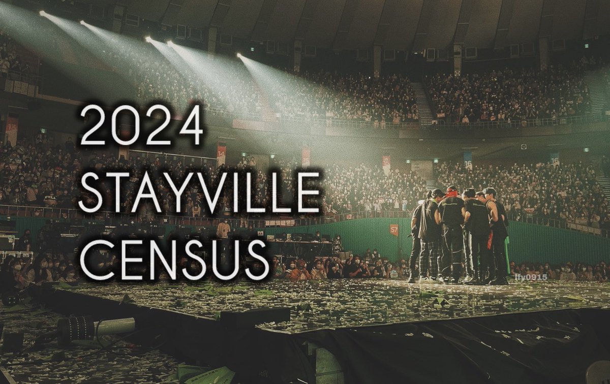 Hi STAYs 💗 Welcome to the 3rd annual Stayville census, running until 10 June! This survey serves to get a glimpse of who the people behind the name “STAY” are & to see what STAYs love the most about being a STAY! Don’t forget to share & stay tuned for the results! Link below