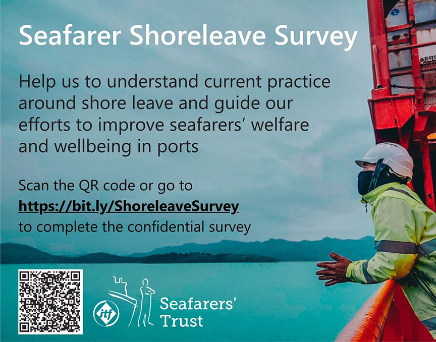 The SIU supports this effort by the ITF Seafarers’ Trust. Members are encouraged to complete the survey, which is anonymous. Thanks for your consideration. #1u #ITF #Maritime @Seafarers_Trust @ITFglobalunion bit.ly/ShoreleaveSurv…