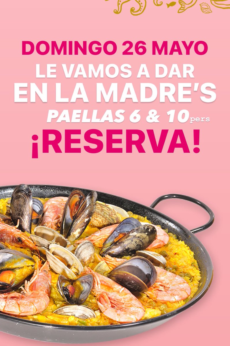 Es buen momento para que los muchachos de los RTs me den un apoyo para que se le dé en la madre con paellas este domingo 26.. -TAKE OUT-