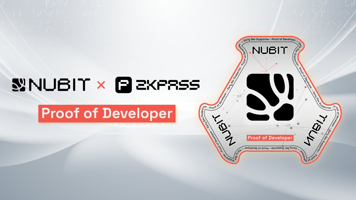 nubit_org's tweet image. 💻 Proof of Developer (PoD) has arrived!

Nubit offers a secure and scalable blockchain network for developers to build and innovate, now in collaboration with @zkPass and @IntractCampaign.

Verify your GitHub contributions and claim a special SBT. We're building a diverse,…
