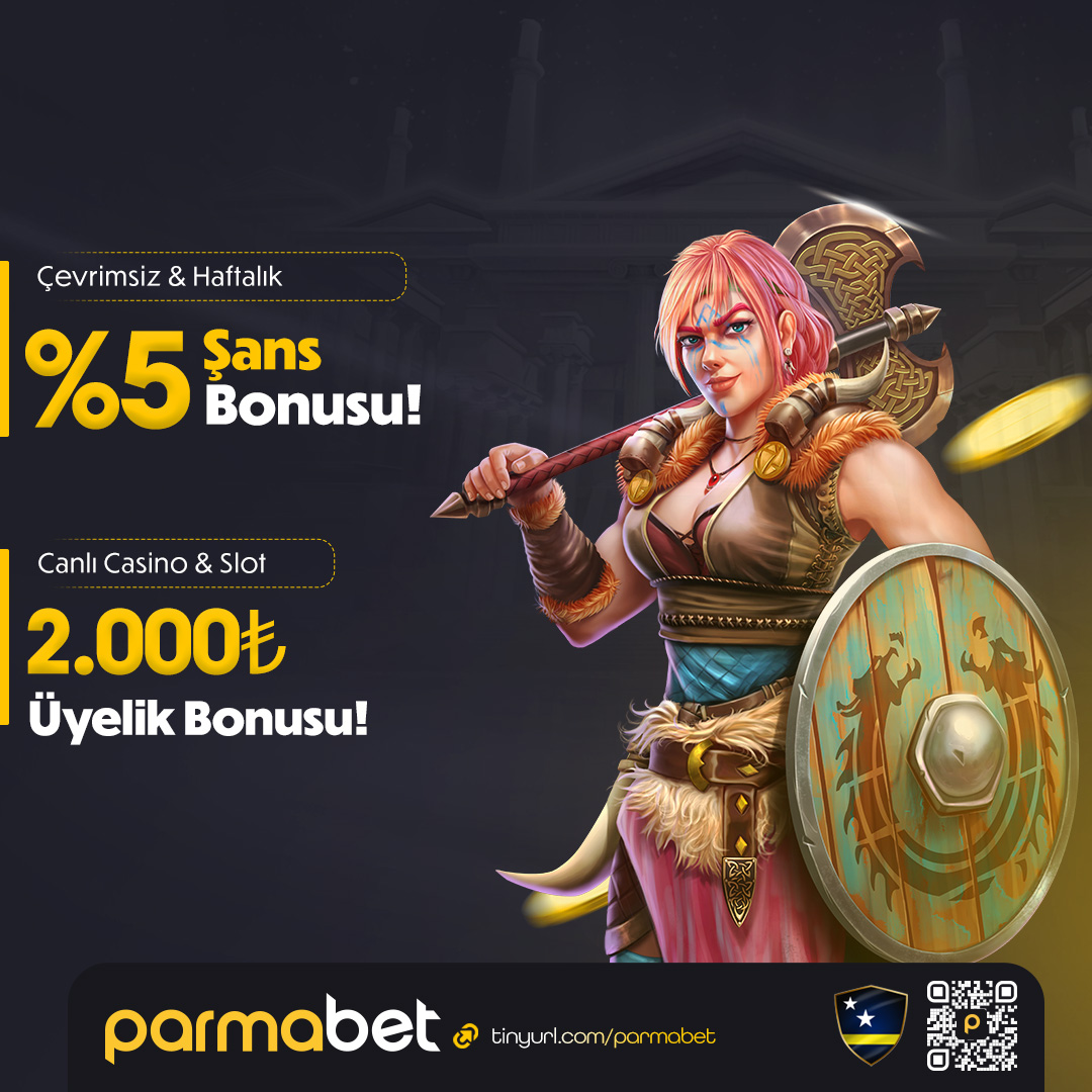 #Parmabet Üyeleri %5 Çevrimsiz Haftalık Şans Bonusu ile Kazanmaya Devam Ediyor ! 💰 🎁 Her Gün 200 TL ve Üzeri Yatırıma 100 FreeSpin ! 💸 24 Saat Çekim Limiti 5.000.000 TL ! ! 💯 2000 TL Canlı Casino & Slot Üyelik Bonusu Kazan ! Üyelik Adresimiz 👉 bit.ly/parmasosyalgir…