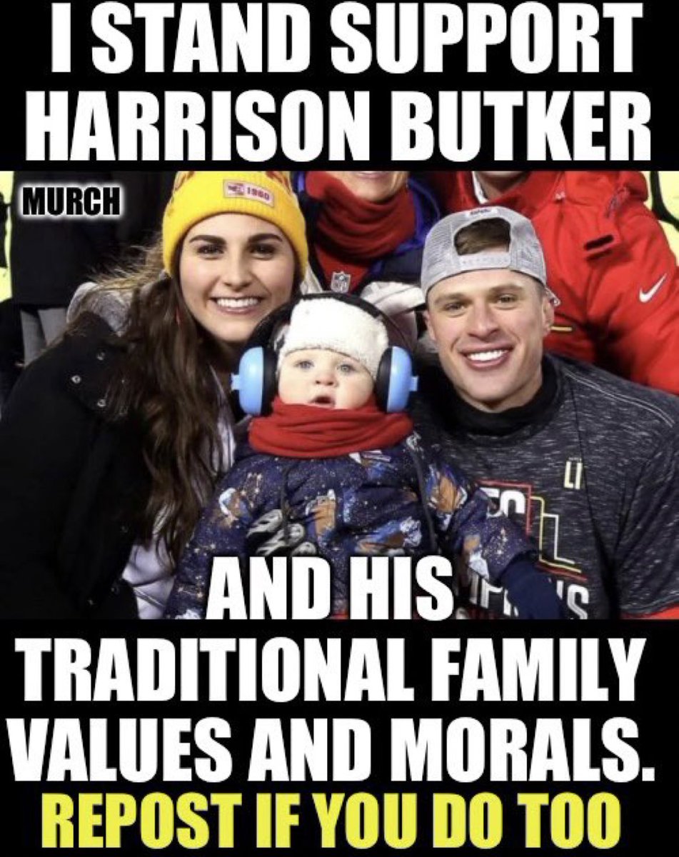 Harrison Butker is being attacked from every angle because he believes in traditional, old fashioned, good family values and morals. 

Stand strong Harrison! 

Who supports him? 🙋‍♂️