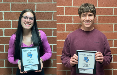 SV_Sports's tweet photo. Meet our April Athletes of the Month Kathryn Morrison and Dylan Kunkelmann! Read up on their month here: https://t.co/IZG8IHr9w6 https://t.co/ojvTPMPJHH