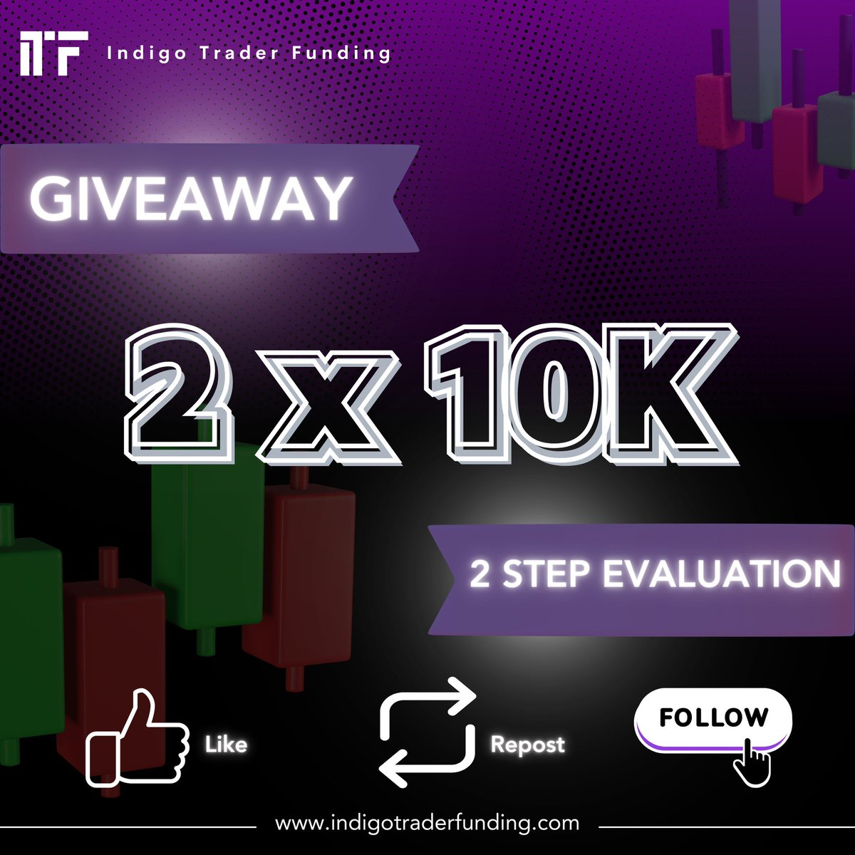 🎁 Giveaway Alert 🎁 2x 10k challenge account To enter must follow👇 @Abubakariguri , @IndigoFundingUK , @LucasIndigoCEO , @ICT_WisdomFx Also follow👇 @abbanaci91 , @ictwizard_ , @MAbba_FX , @em_ess001 , @NuhuAliyuGimba1 Like and retweet 🔃 Tag 4 Friends End in 3 days