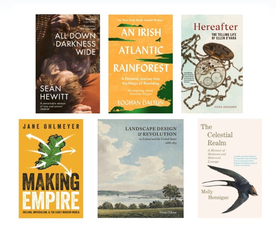 🥳Congratulations to @seanehewitt and @janeohlmeyer for being shortlisted for the 2024 Michel Déon Prize for non-fiction supported by the Department of Foreign Affairs.🎉 #HubMatters @RIAdawson