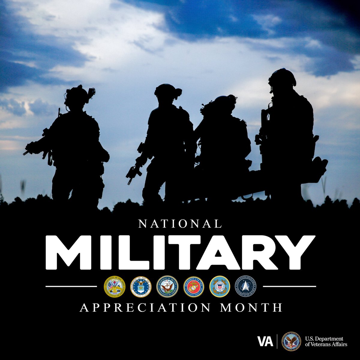 MAY IS NATIONAL MILITARY APPRECIATION MONTH