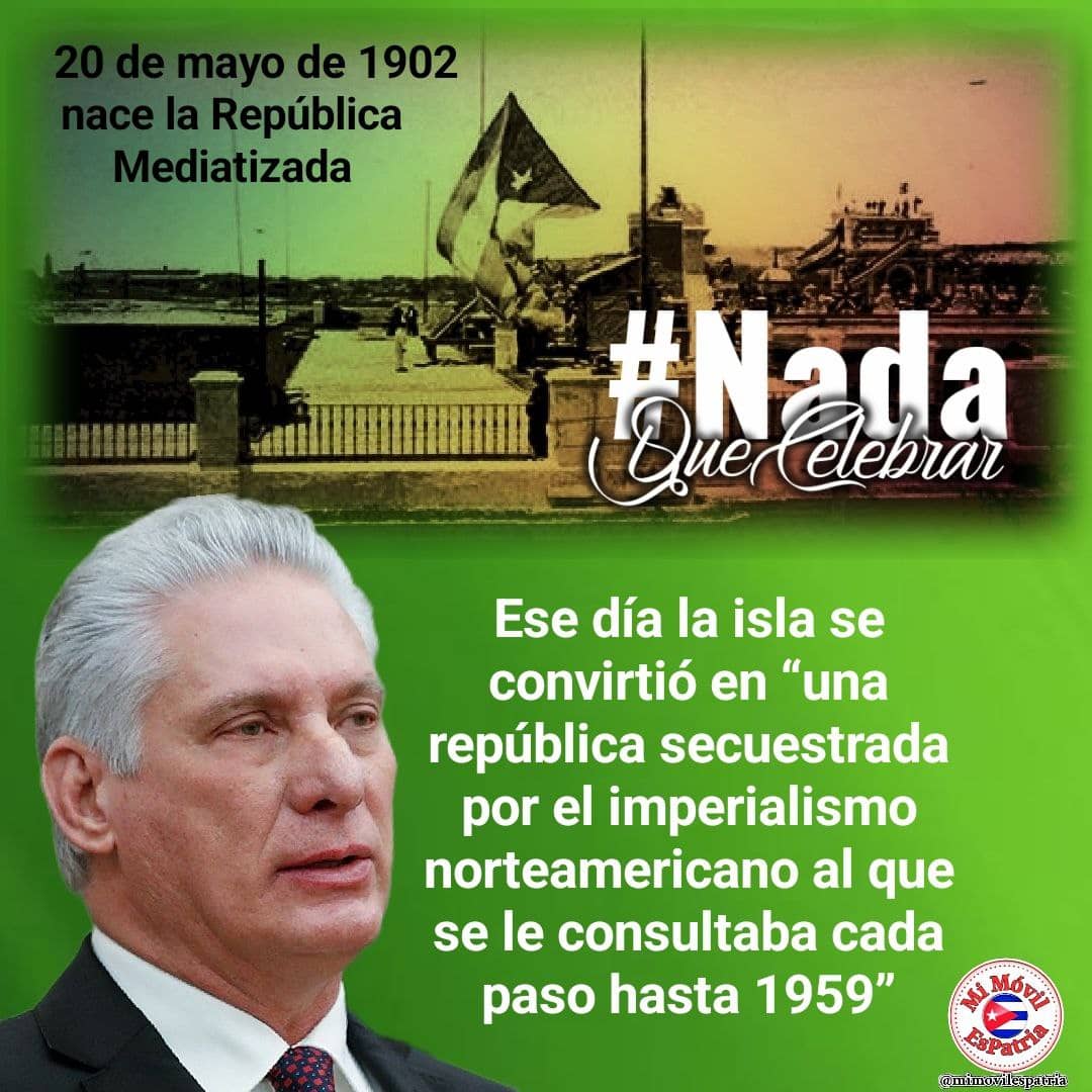 #NadaQueCelebrar
#TenemosMemoria
#CubaViveEnSuHistoria