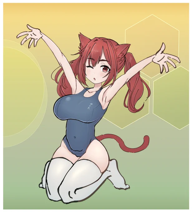 これは意味わからんポーズしてることに激遅で気づいて修正を諦めた伊19ちゃんの絵です。ごめんね 