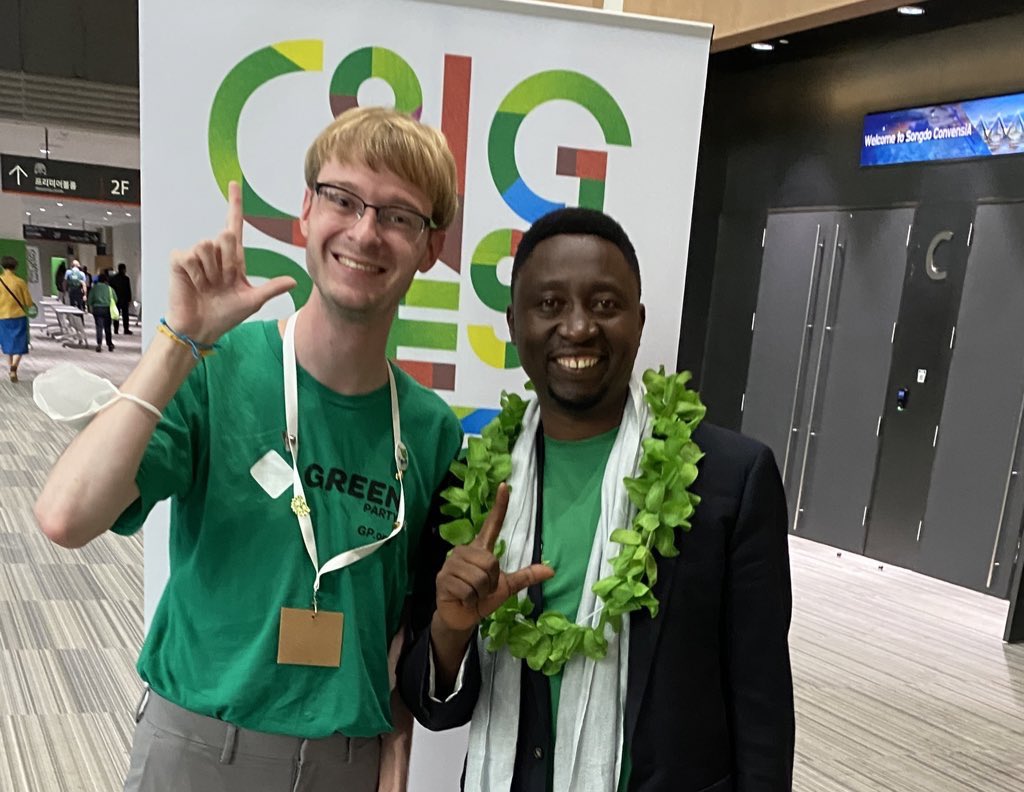 Best of luck to my respected and dear friend @Drfrankhabineza in the Rwandan Presidential Election! We wish the best result for the Democratic Green Party. It will be an uphill battle, but I do not know a candidate who is better fit for the job than Dr. Frank Habineza! 💚🇷🇼