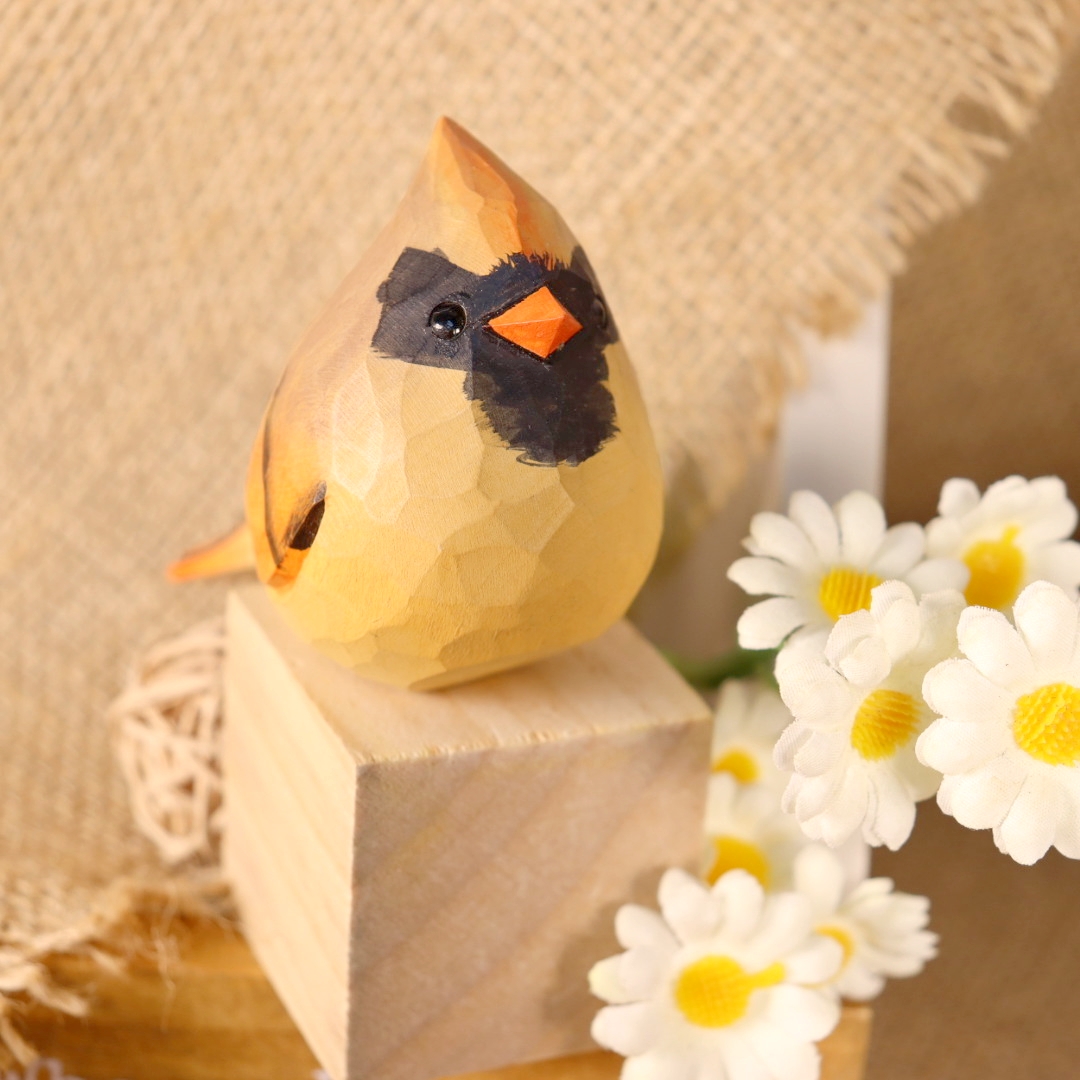 WoodenIslands's tweet image. &quot;Discover the elegance of our Female Cardinal Bird Figurine, hand-painted to capture her natural beauty. 🐦✨ Perfect for wildlife lovers and home decor enthusiasts. &quot;🎨🍂 #FemaleCardinal #Handmade #NatureArt #HomeDecor