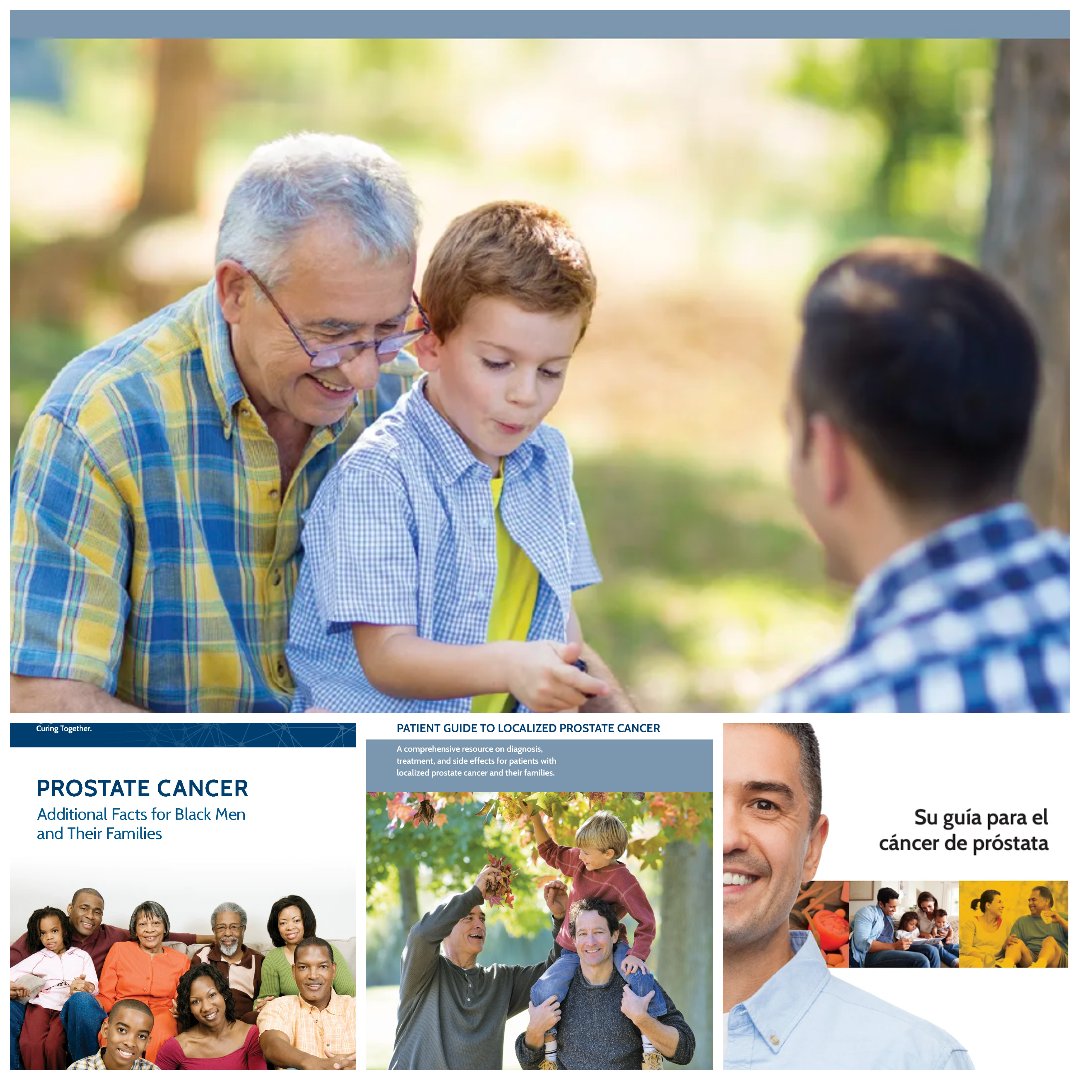 Facing a prostate cancer diagnosis can feel overwhelming with an overload of information online. We created several 🆓 prostate cancer patient guides to help you navigate this journey. They're a must-read for patients & loved ones alike & they are FREE: pcf.org/guide/