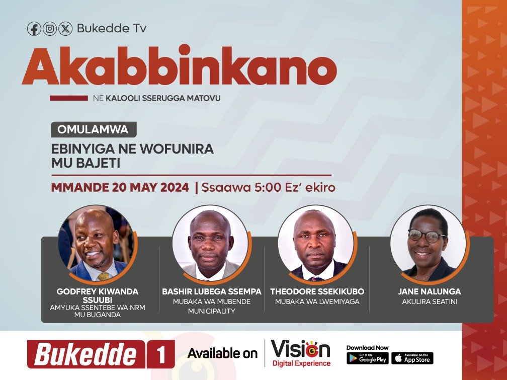 🌟 Happening Tonight! 🌟 Our Executive Director, Ms. Jane Nalunga @SeatiniU, with esteemed government leaders will be hosted on Bukedde TV 1 at 11 PM EAT tonight to discuss the key shortcomings & benefits of the National Budget FY 2024/25. 📊 Don't miss it! 📺#SEATINOnBudget24