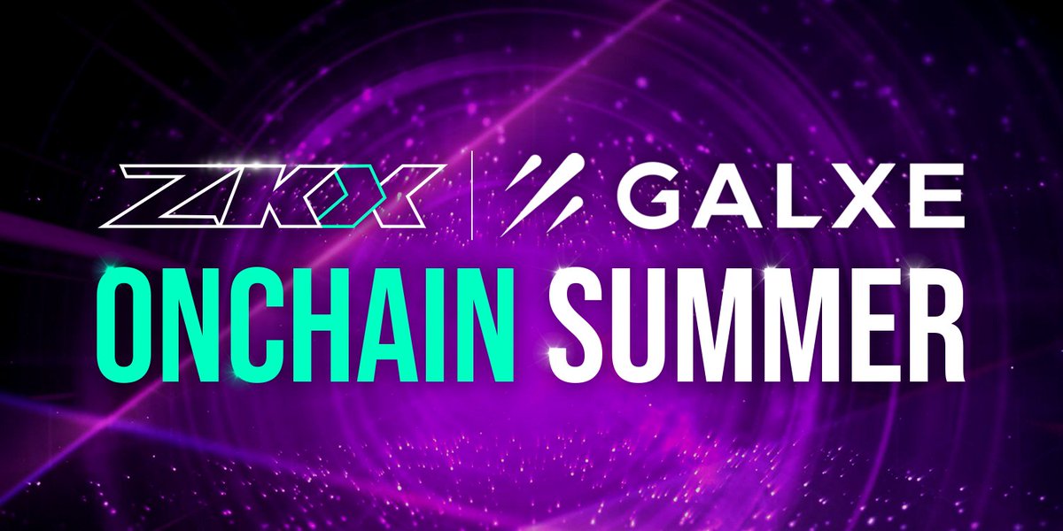 zkxprotocol's tweet photo. Bounty Seekers, unite ⚡️

Excited to announce that the ZKX Onchain Summer Campaign powered by @GalxeQuest is NOW LIVE 🔥

Complete the quests to earn $ZKX &amp; get eligible for Airdrop 2.0 🪂

🗓 20th May 3pm UTC - 1st June 9.59pm UTC

Explore here 👉 https://t.co/QeT9AADREL

1/4 🧵 https://t.co/aCjdecM3hV