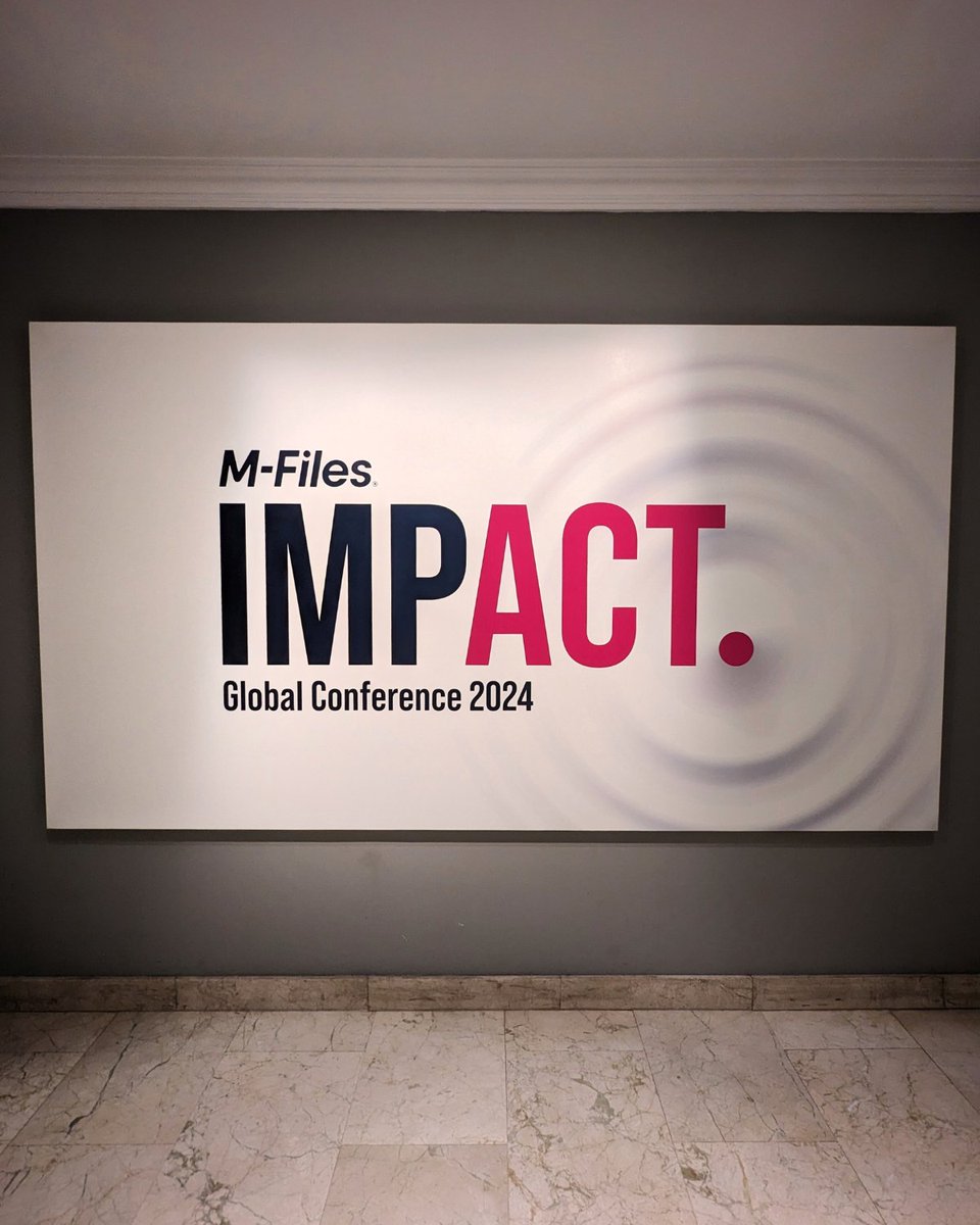 baystream's tweet image. That's a wrap for this year's M-Files Global Impact Conference in the vibrant city of Madrid, Spain.
We had the pleasure of meeting many amazing partners and customers.
Looking forward to next year!
#MFilesImpact2024 #knowledgeworkautomation