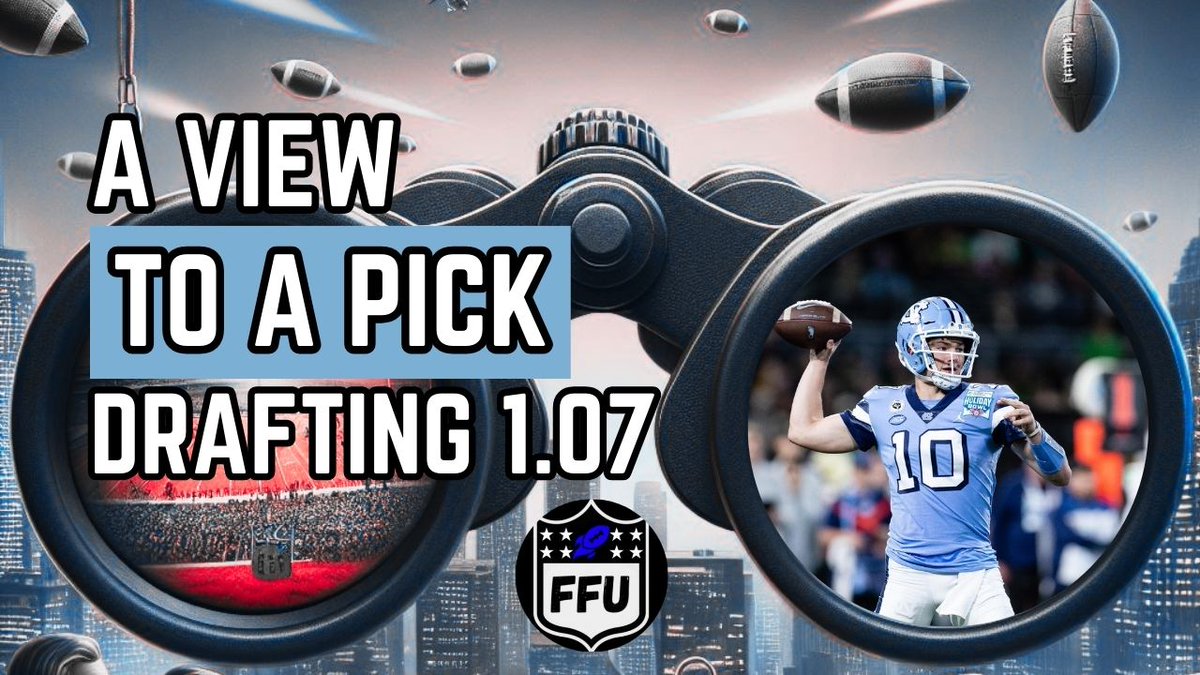 Here is Pick 1.07, drafted by @JMoeller05 who selected #ForeverNE Quarterback Drake Maye. Check out who he picked in the second and third rounds.

fantasyfootballuniverse.com/2024-dynasty-f…