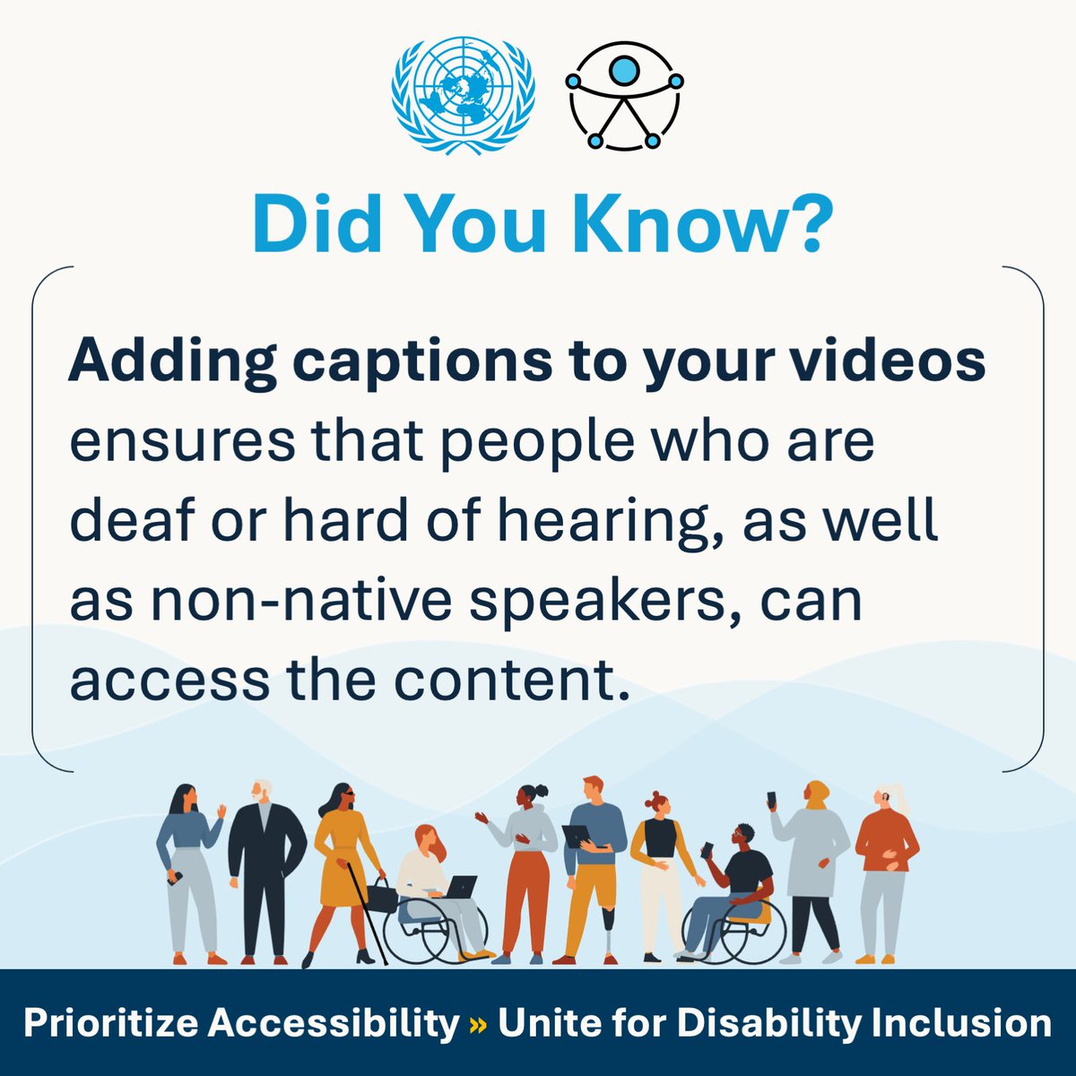 📢Captions aren't just for the hearing impaired —they're for everyone! Let's ensure our videos are accessible to all, regardless of language or ability. #Accessibility #DigitalInclusion