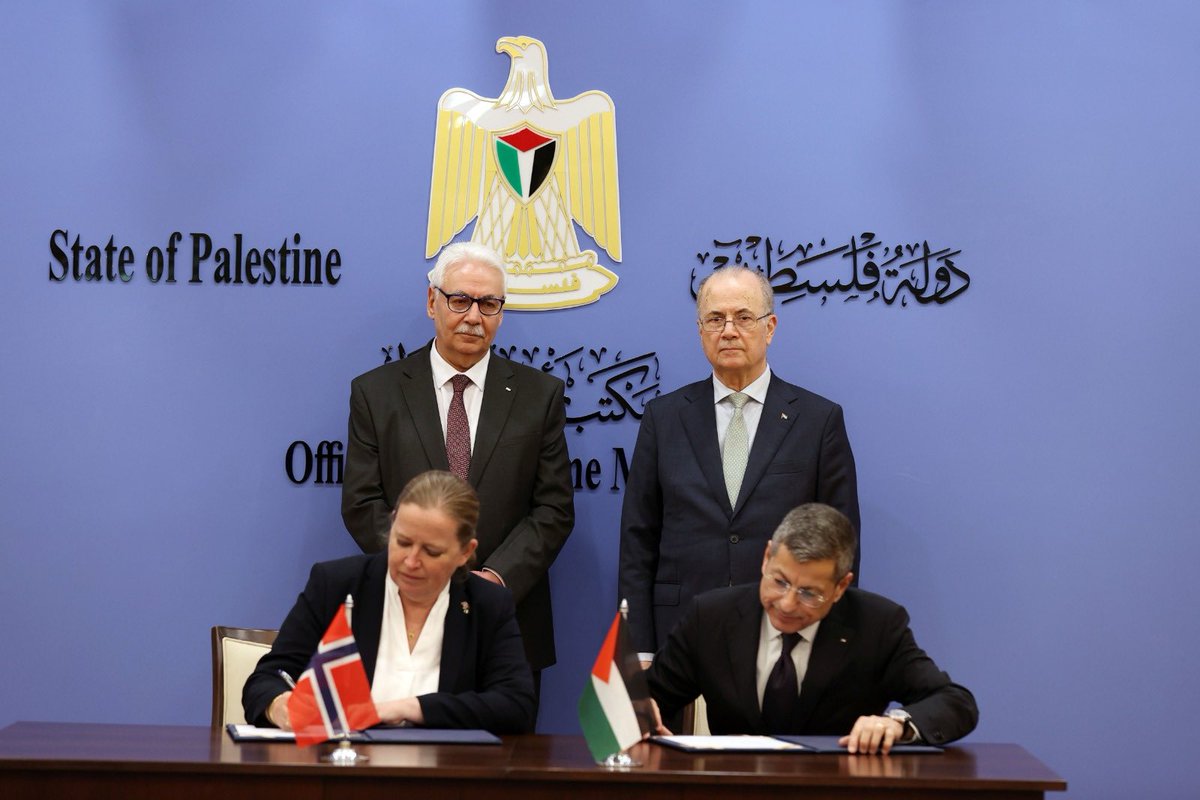 Agreement on budget support to Palestine: 100 mill. NOK will be spent on health, incl. medicine and treatment in East Jerusalem hospitals. In this difficult situation, Norway urges all donors to support PA institutions and services to the population in all parts of Palestine