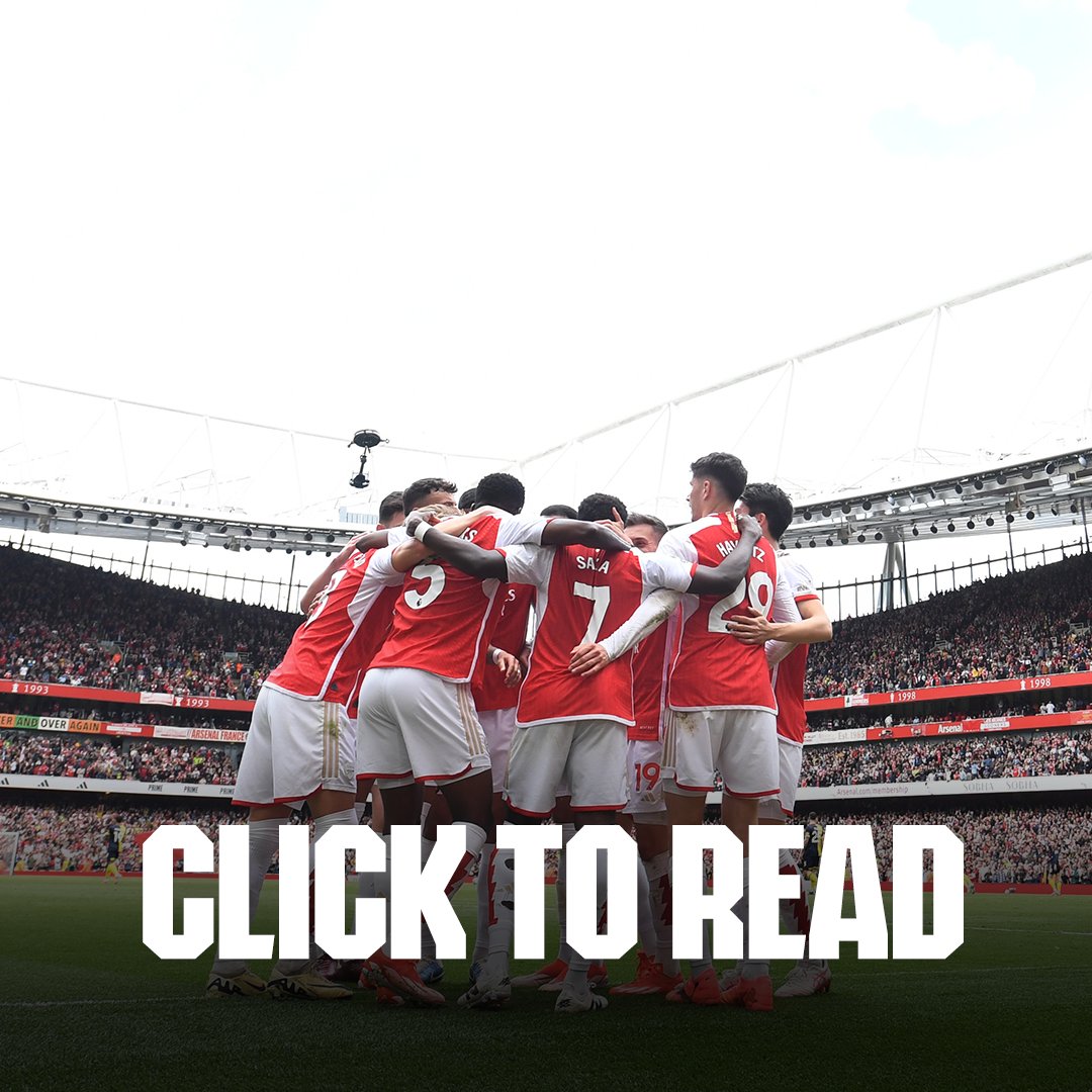 Arsenal's tweet photo. 2️⃣8️⃣ wins
2️⃣9️⃣ goals conceded
1️⃣6️⃣ clean sheets

All the records we broke and milestones hit in 23/24 👇