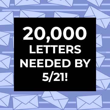 We need to send 20,000 letters by May 21. Sign a letter urging city officials to: Protect NYC’s libraries! Will you send one today? bklynlib.org/letter