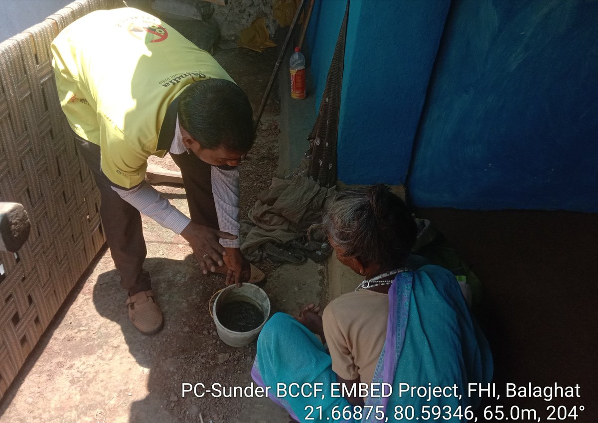 SunderMarkam1's tweet photo. No stagnant water means no mosquito  breeding! #Embed2EndMalaria #MalariaFreeIndia @kanchansingh87 @sksomya https://t.co/dZLd7Gpf7k