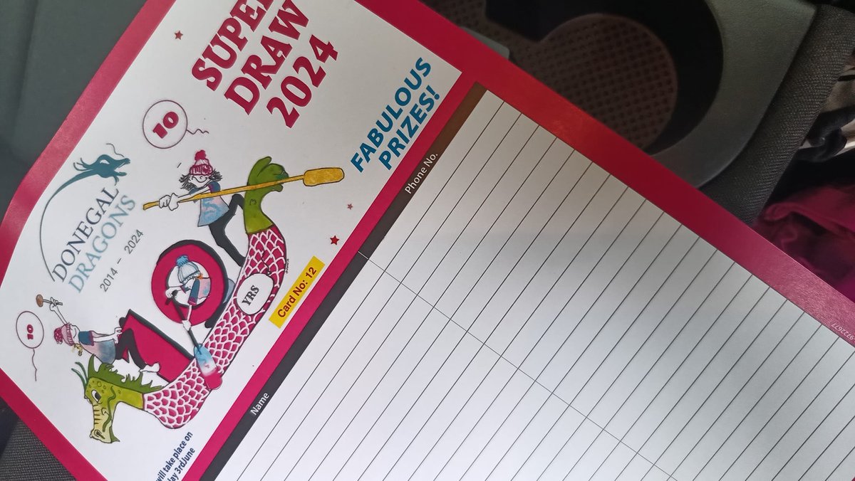 We are having a raffle to raise funds for our new Donegal Dragons club cabin. €5 per line with lovely prizes up for grabs from local business. If anyone wants to Revolut or PayPal me (paypal.me/SiobhanDL)  I'll add your name to a line. All support appreciated #dragonboating