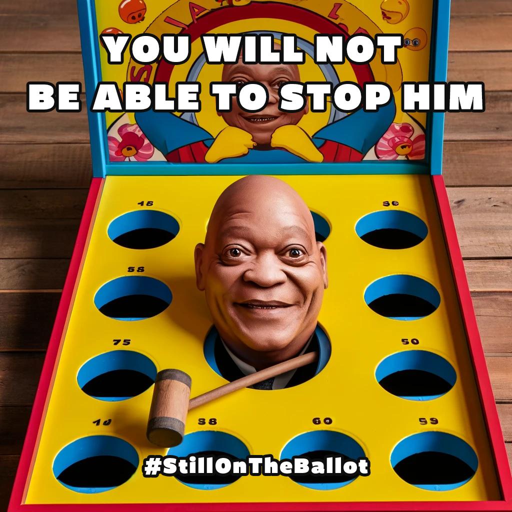 fleur_miranda's tweet photo. ZUMA, STILL ON THE BALLOT #StillOnTheBallot #Zuma #Zumacandidate #Ramaphosaisout @MoyaProf #southafrica https://t.co/nPT4l7ixJm