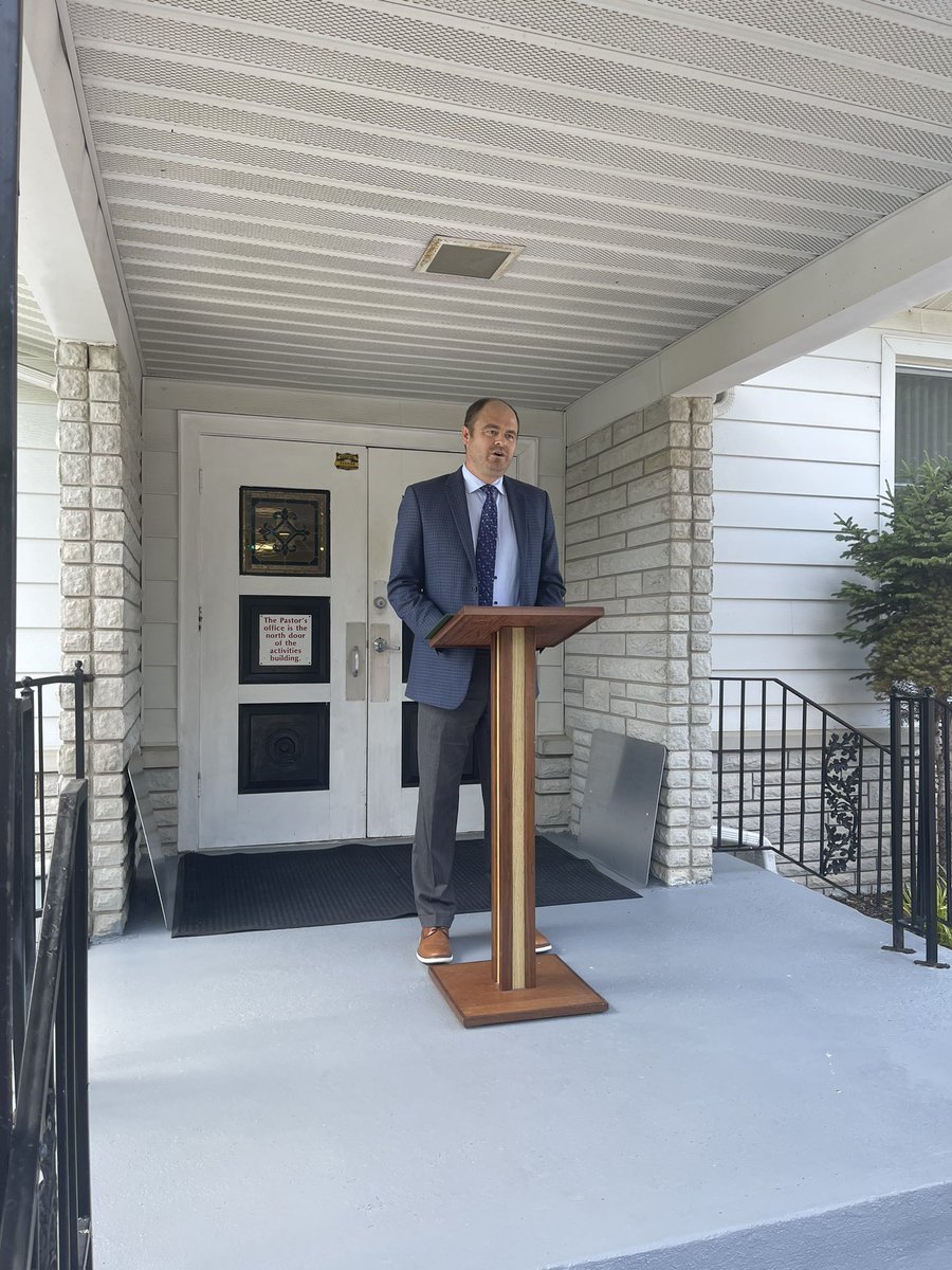 John_C_Russell's tweet photo. Thank you to Rose Hill Baptist Church and Pastor Tom McClain for hosting us yesterday to celebrate the church and cemetery being designated Greene County Historic Sites.

Rose Hill has a rich history in @GreeneCountyMO thanks to generations of committed leaders and congregations. https://t.co/OvIuODa3Io