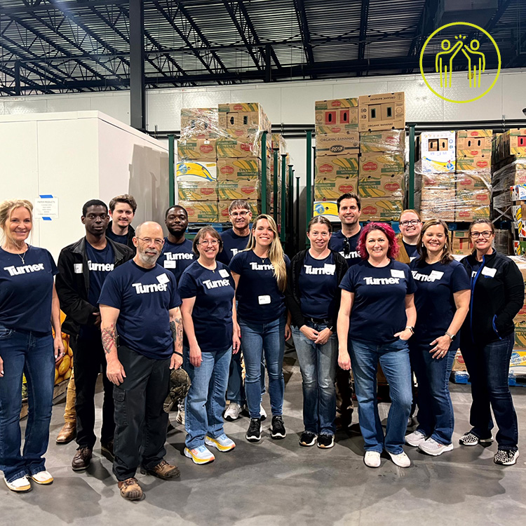Last week, our Mid-South teams continued our #FoundersMonth community service efforts with visits to @rucoschools Blackmon Middle School in #Nashville and @FoodBankAL in #Huntsville. #TurnerConstruction #community