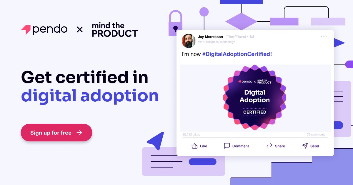 Are you looking to drive digital adoption at your organization? Build better internal products? Increase business efficiency with software? Look no further than the Digital Adoption Certification Course. Sign up for the course for free today: bit.ly/4d1FE3a