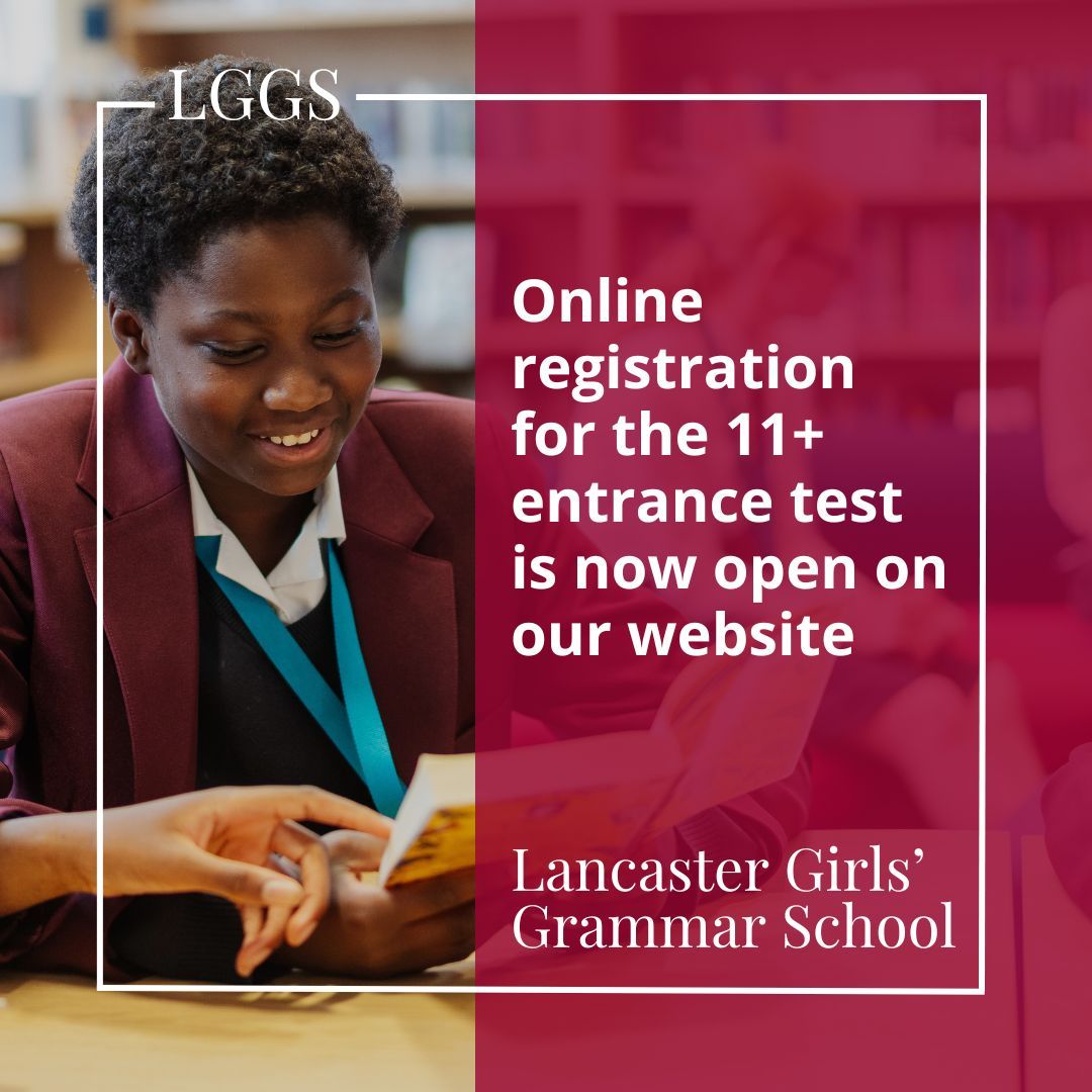 All students wishing to enter the school in September 2025 are required to sit our 11+ entrance test. This will take place on 28/09/2024. For more information and to register, please follow this link to the admissions page of our website: lggs.org.uk/admissions/yea…