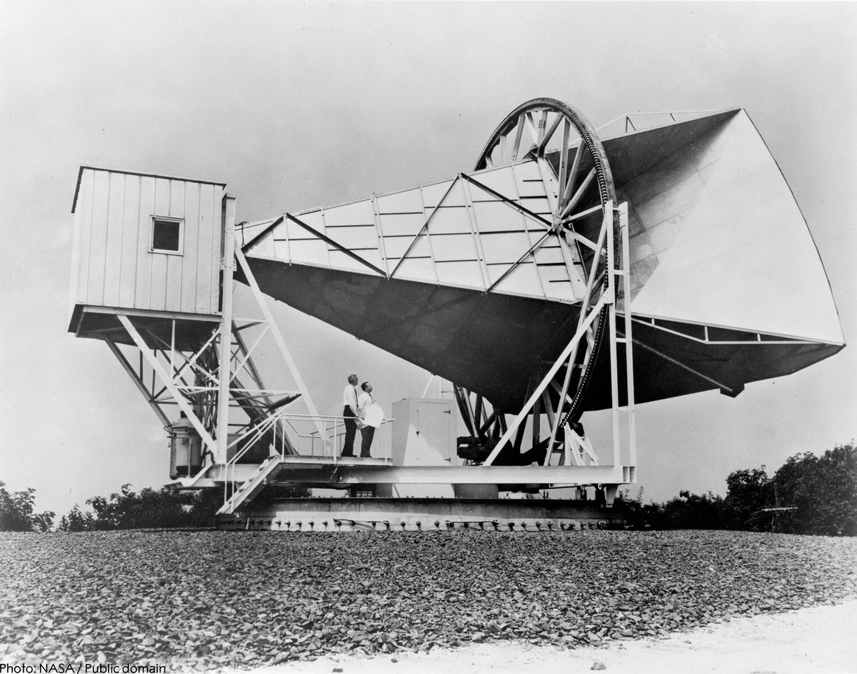 NobelPrize's tweet image. On 20 May 1964, the first measurements clearly showing the presence of the cosmic microwave background radiation were made. But Robert Wilson and Arno Penzias first had to make sure the weird static they had detected was not caused by pigeons roosting in their antenna.