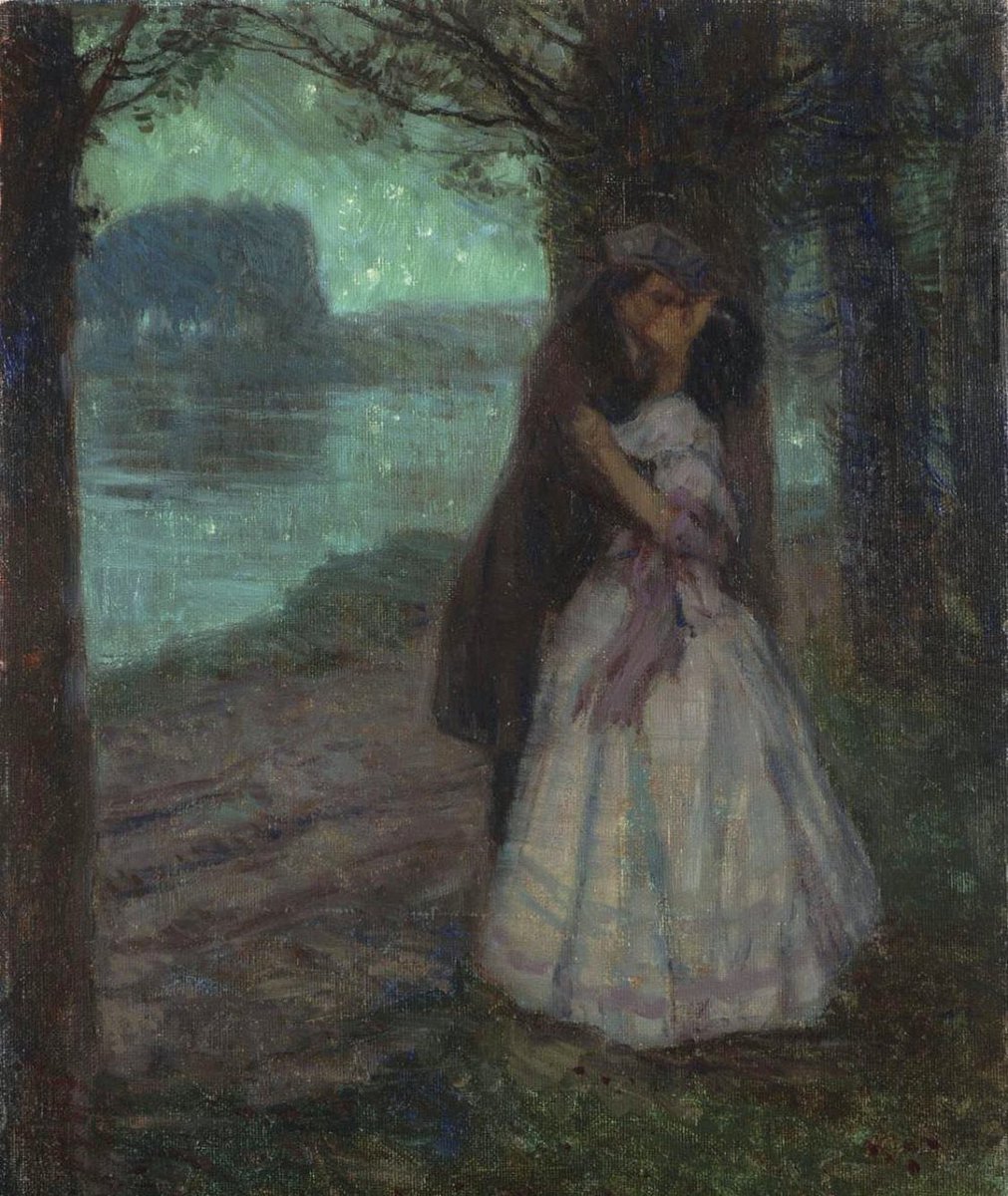 Lovers by Alois Kalvoda (1875-1934)