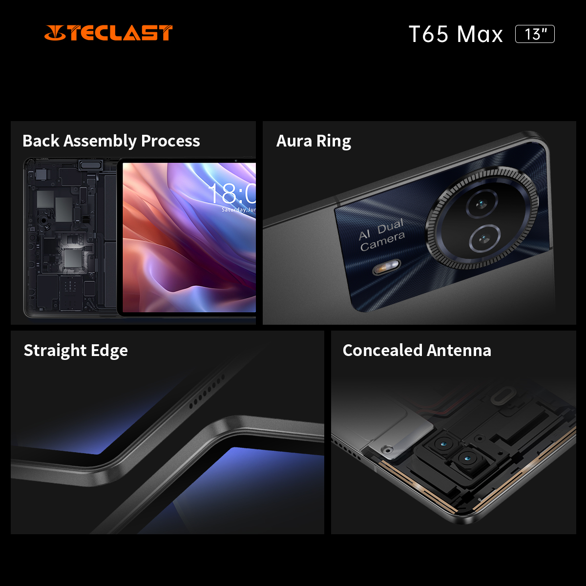 TeclastOfficial's tweet photo. Sleek, Robust, and Stylish: The T65 MAX's Design Excellence!
The T65 MAX boasts a sleek metal unibody and a concealed antenna design, combining durability with elegance in every line and curve.
#Teclast #T65MAX #tech #DesignExcellence #teclasttech https://t.co/1q03jDw0Dx