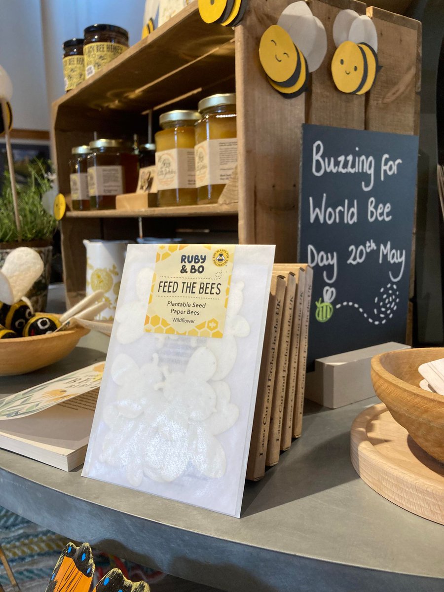 There's a real buzz about the place this #WorldBeeDay! Our little fuzzy friends need all the help they can get! Pop into the shop to see what the gift shop has in store for your green spaces and window boxes.