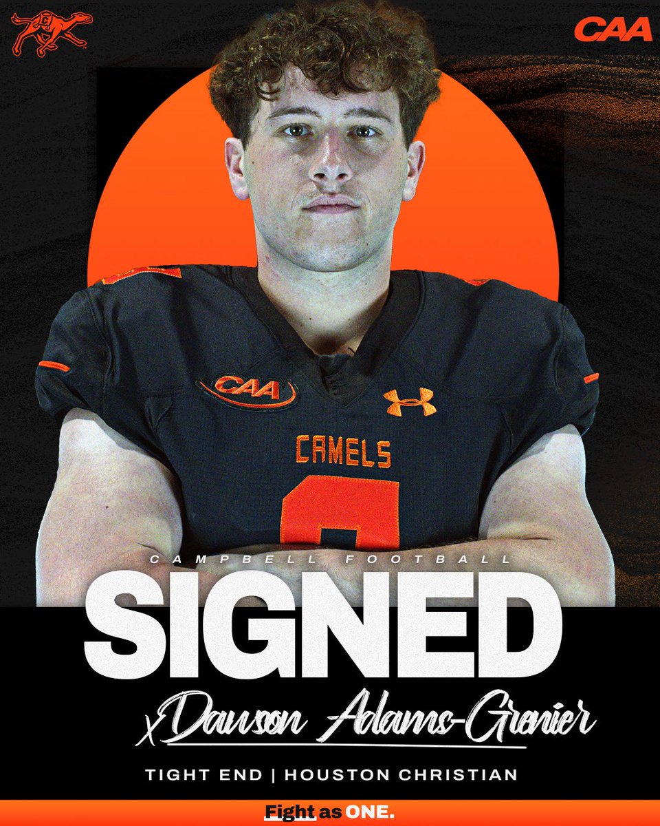 𝓢𝓲𝓰𝓷𝓮𝓭 ✍️ Welcome to The Creek, @DawsonAG_! #SIGNED #FightAsONE | #RollHumps 🐪🏈