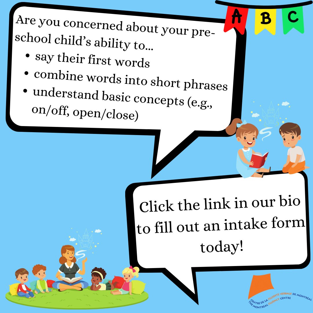 MontrealFluency's tweet photo. Click here to open a file at the MFC today: https://t.co/pfssLsiLL4

#elementary #betterspeechandhearing #SpeechLanguagePathology #speechlanguageandhearingmonth #literacy #preschool #SLP #communication #school #SpeechTherapy #kindergarten #learningdifferences #earlyintervention https://t.co/dp9wo8ablC
