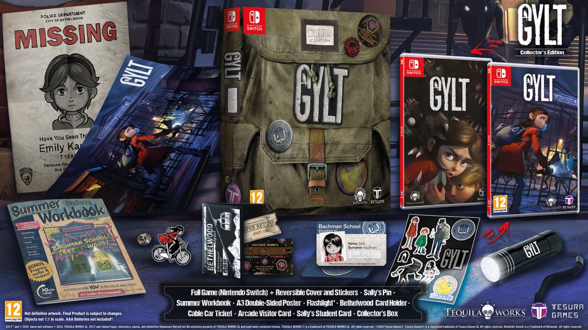Tesura Games #Connect 👾 (@tesuragames) on Twitter photo 📆 UPDATE 📆
The new release date for #GYLT 🔦 in Standard and Collector's Edition for Nintendo Switch is the 21st of June due to physical production.
🙏 Sorry for any inconvenience!
<a href="/TequilaWorks/">GYLT 👁️ Available now on Nintendo Switch</a>
<a href="/gyltthegame/">GYLT 👁️ Now available</a> 📆 UPDATE 📆
The new release date for #GYLT 🔦 in Standard and Collector's Edition for Nintendo Switch is the 21st of June due to physical production.
🙏 Sorry for any inconvenience!
<a href="/TequilaWorks/">GYLT 👁️ Available now on Nintendo Switch</a>
<a href="/gyltthegame/">GYLT 👁️ Now available</a>