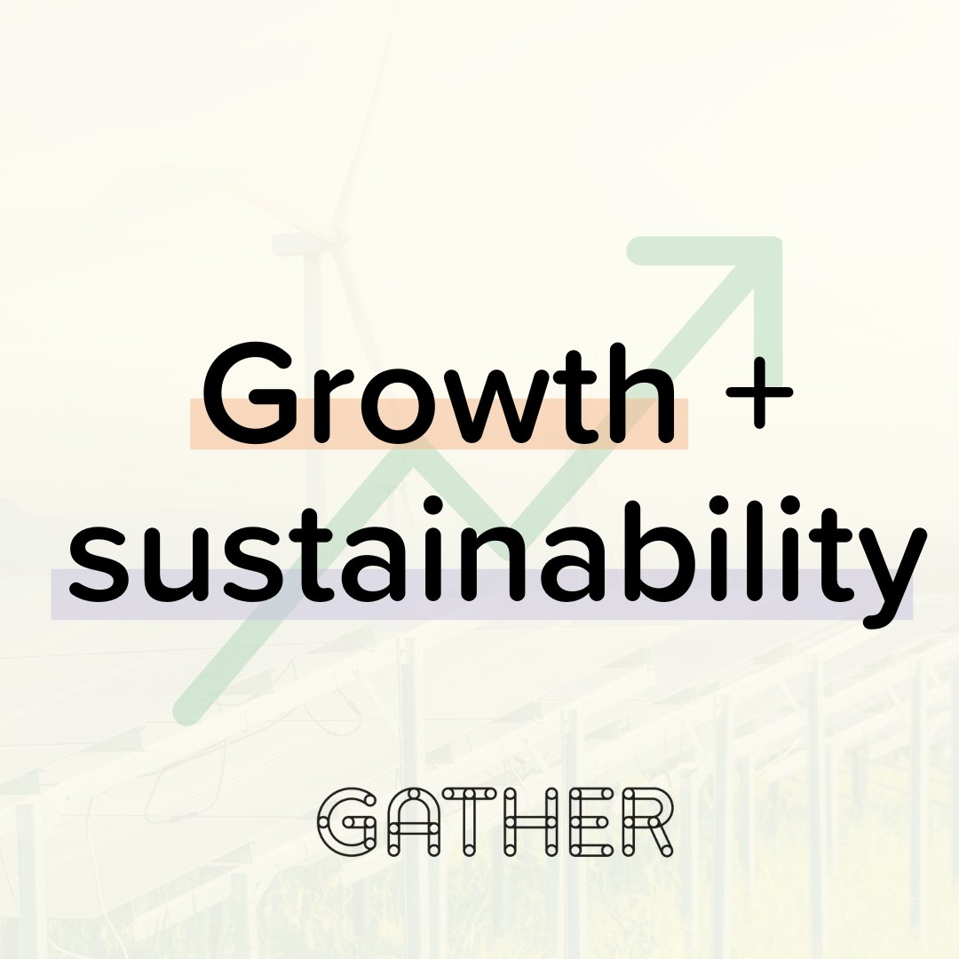 If you're a business looking to scale, it can feel like there's a tension between growth and sustainability. Do we really need to make a choice between pushing forward and doing the right thing?

Read more ➡️ gatherlcr.com/blog/article/w…