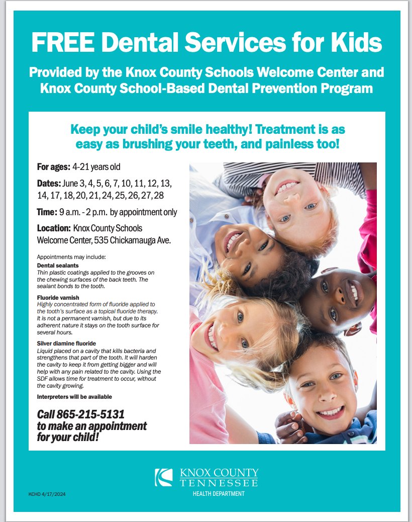 Free Dental Services for Kids in June! 🦷🪥